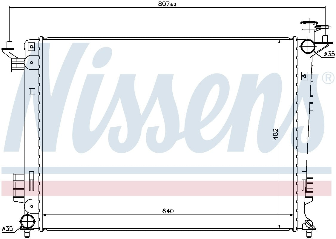 Nissens Radiator 67515