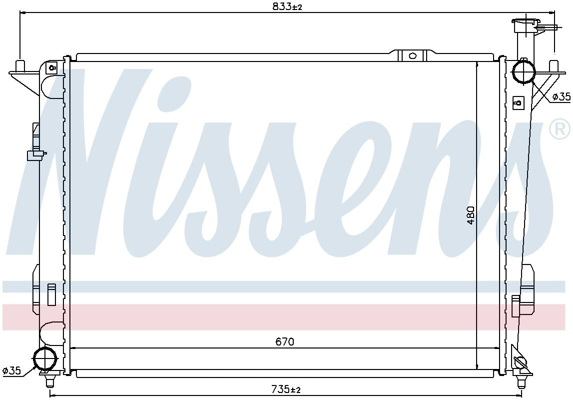 Nissens Radiator 67522