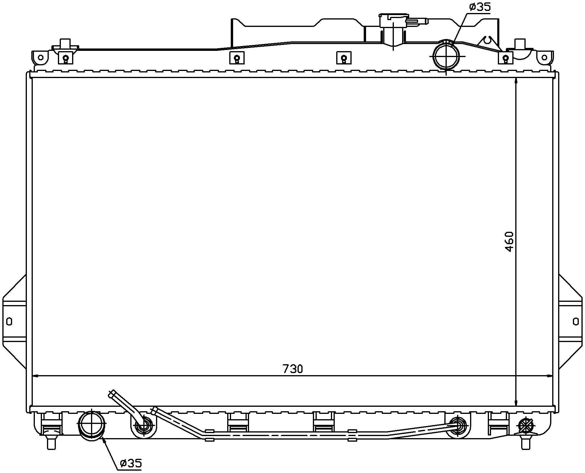 Nissens Radiator 67527