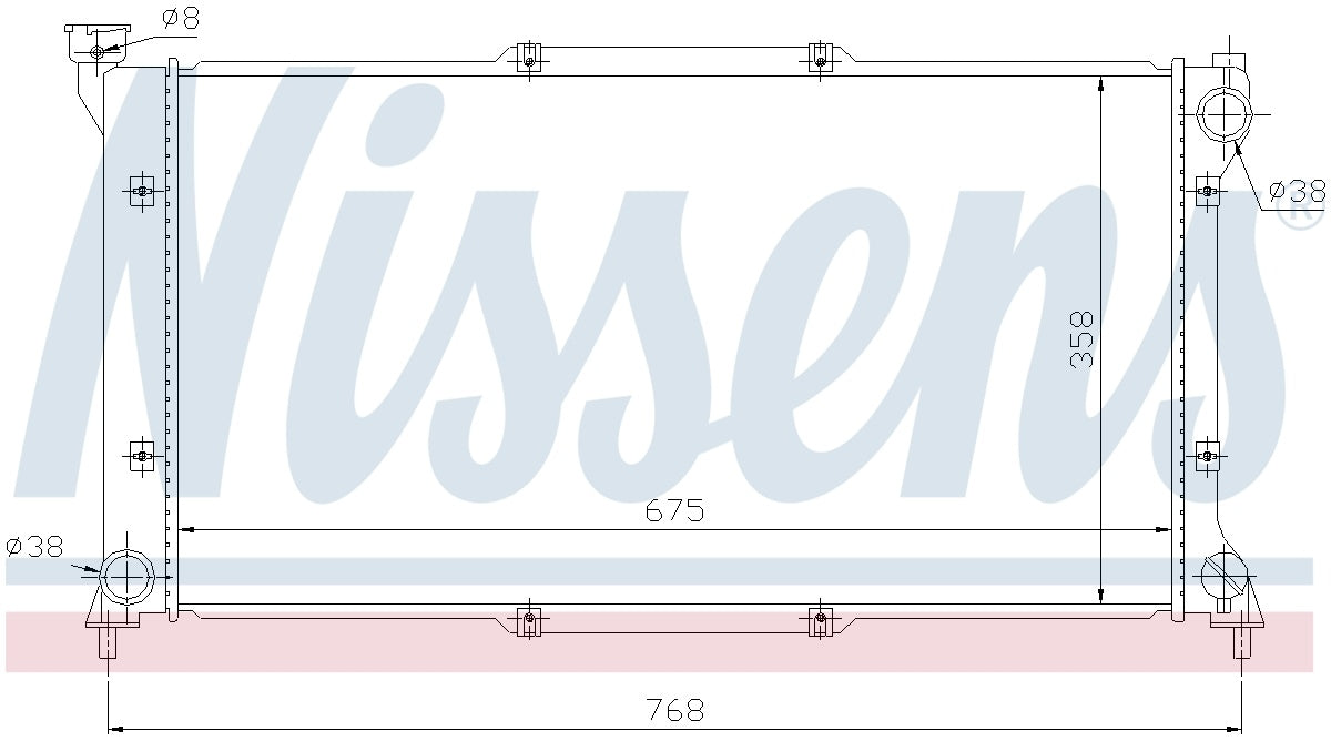 Nissens Radiator 67701