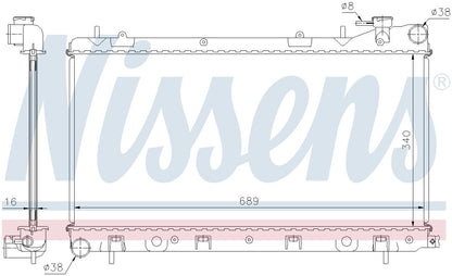 Nissens Radiator 67704A
