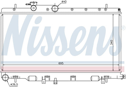 Nissens Radiator 67708