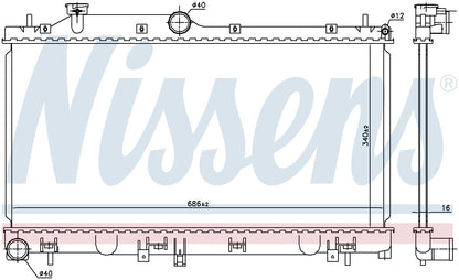 Nissens Radiator 67724