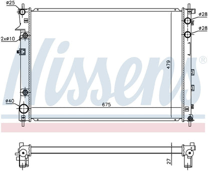 Nissens Radiator 67727