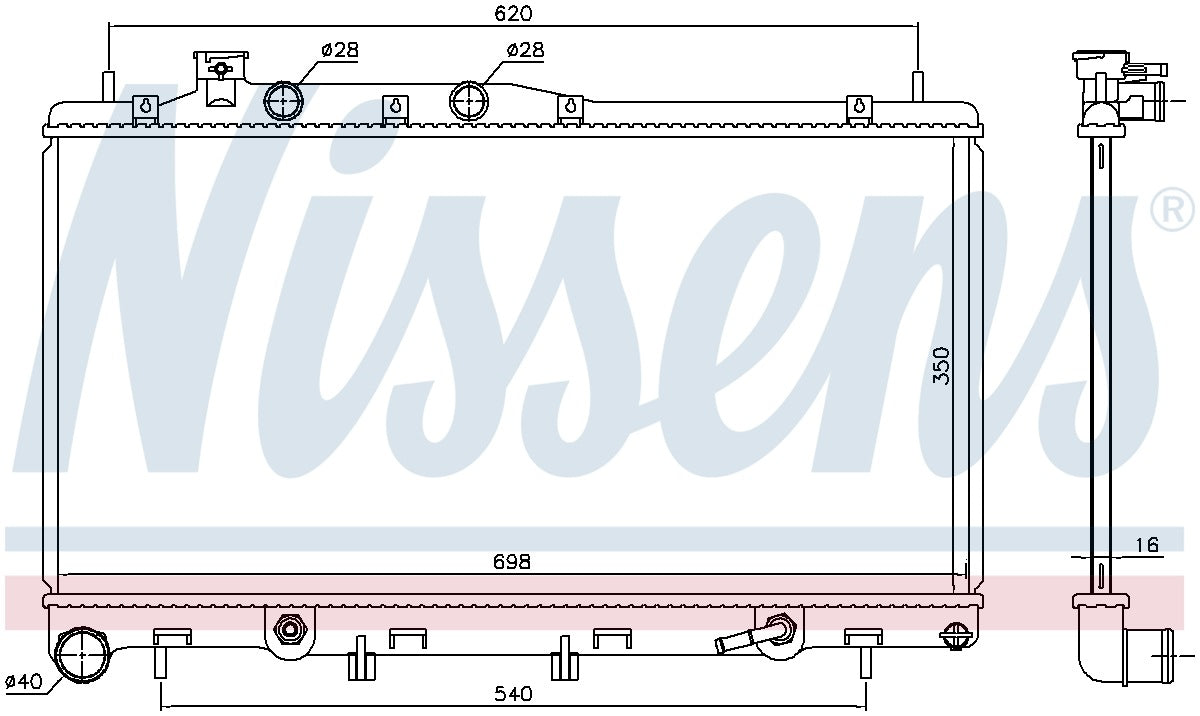 Nissens Radiator 67739