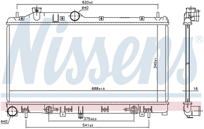 Nissens Radiator 67741