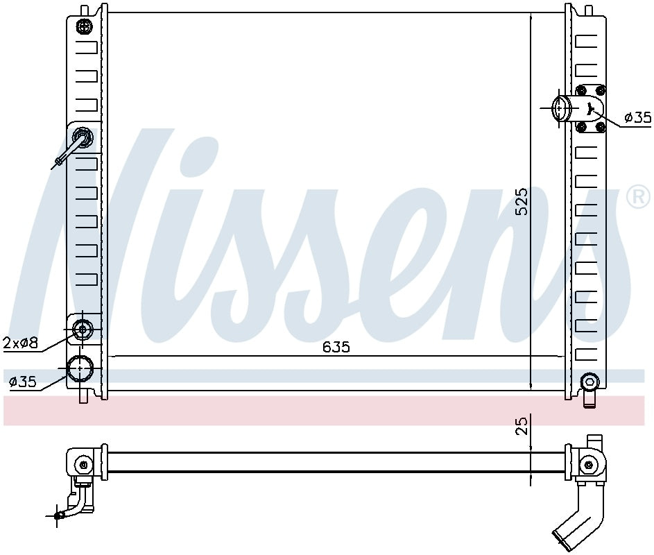 Nissens Radiator 68091