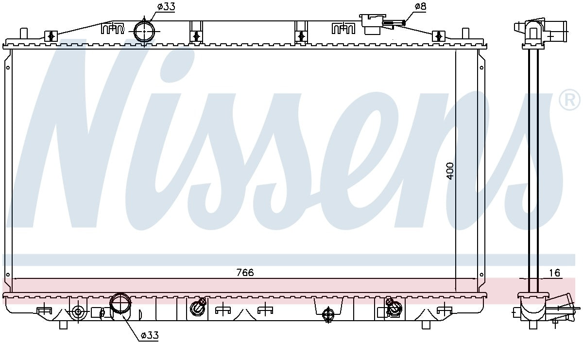 Nissens Radiator 68096