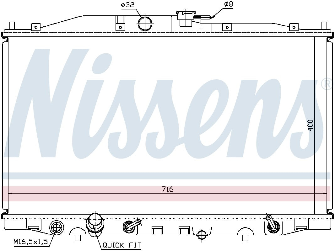 Nissens Radiator 68112