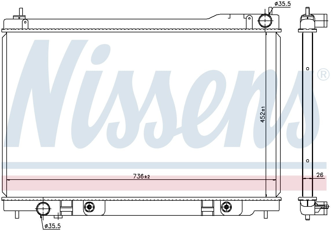 Nissens Radiator 68118