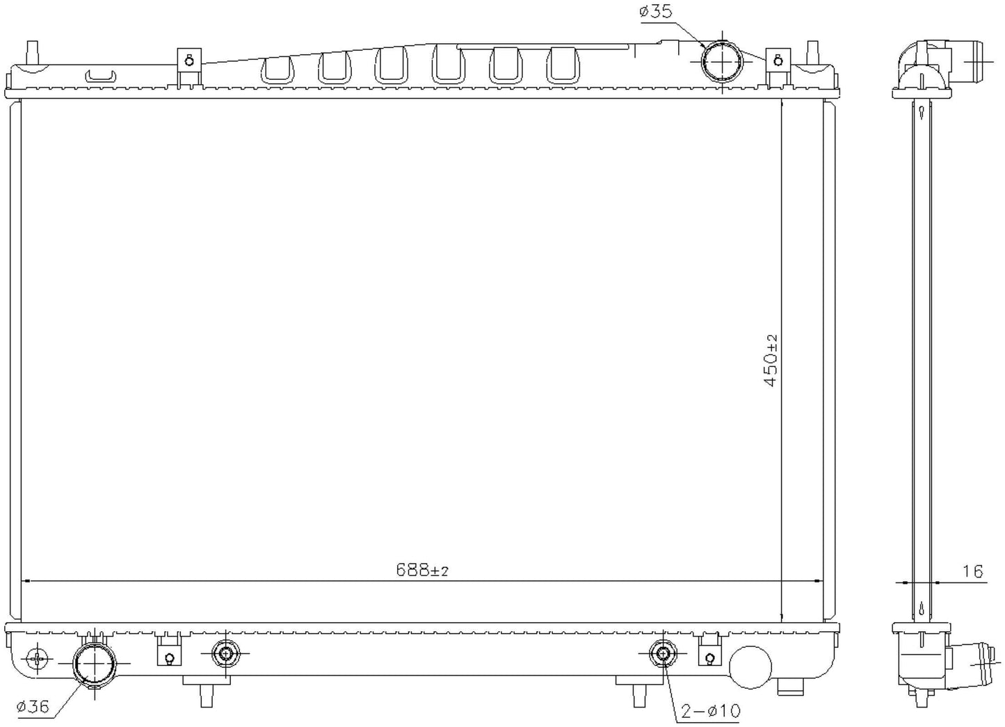 Nissens Radiator 681209
