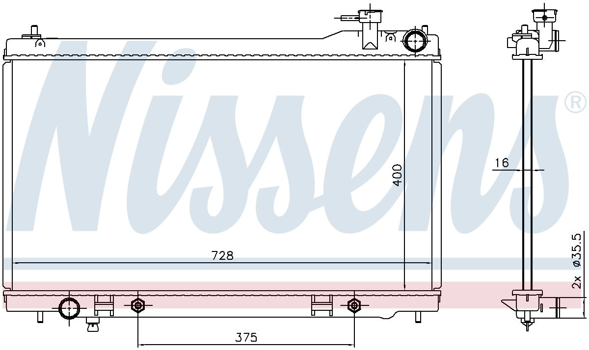 Nissens Radiator 681212