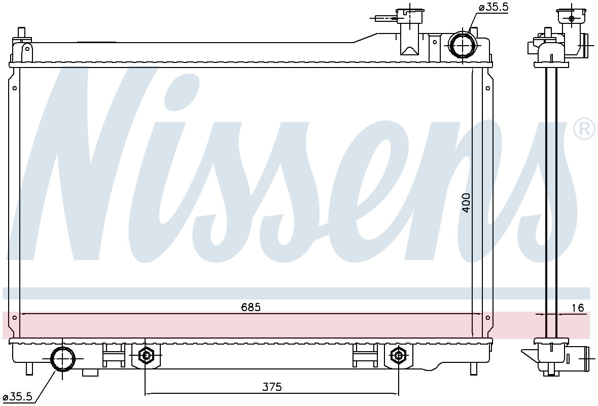 Nissens Radiator 681213