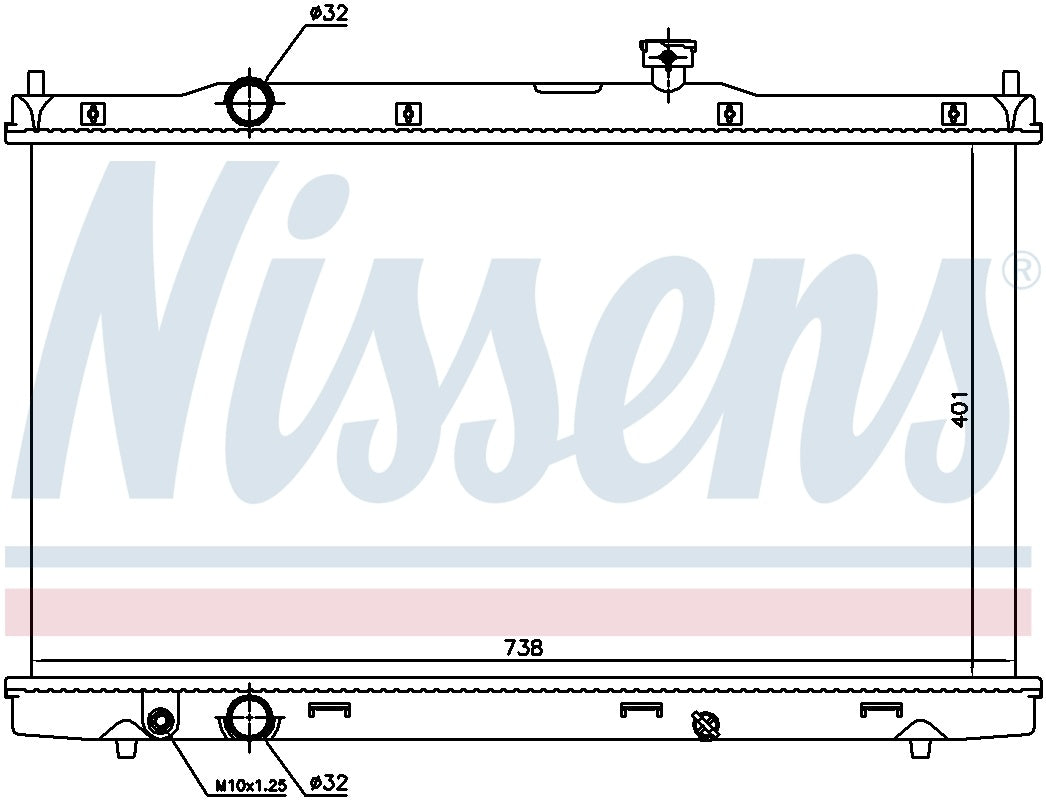 Nissens Radiator 681376