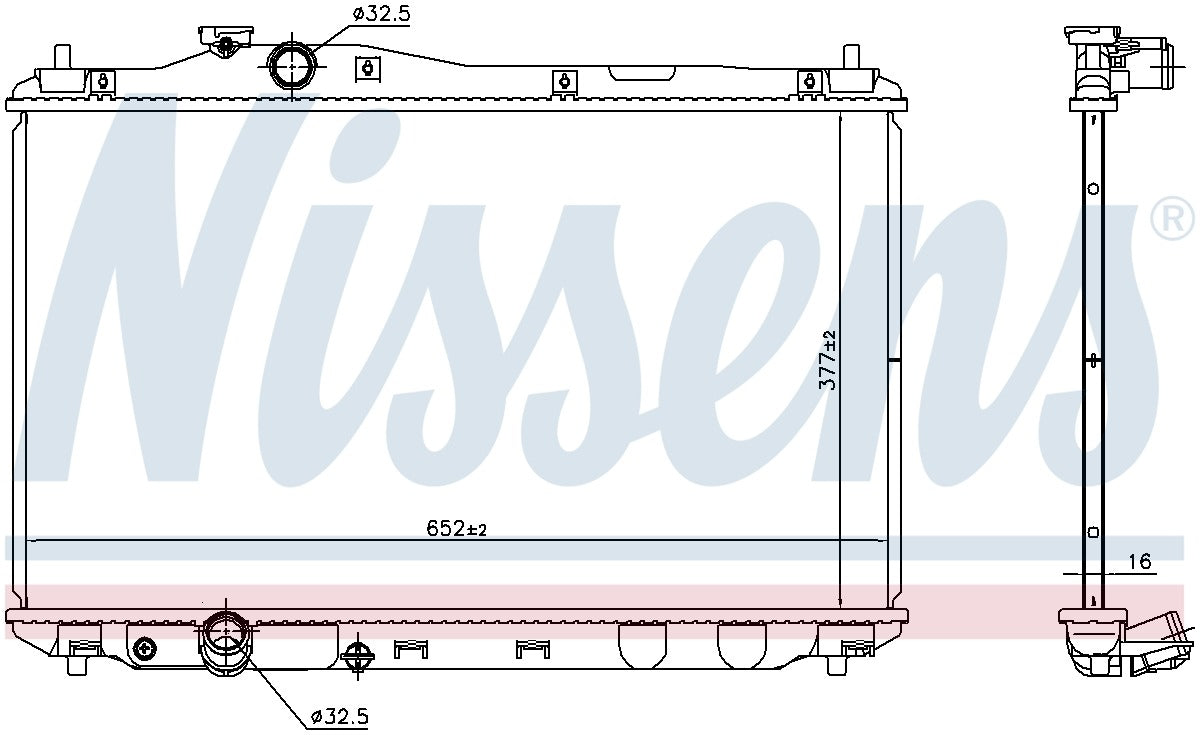 Nissens Radiator 681387