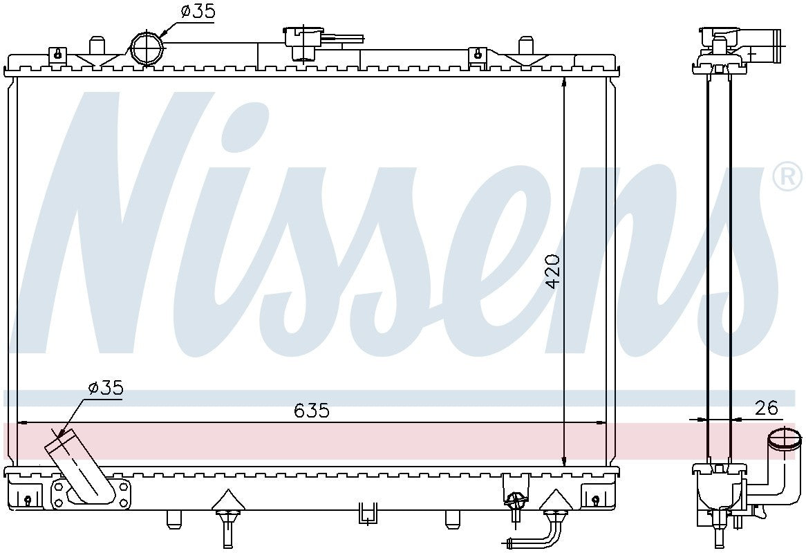 Nissens Radiator 68154