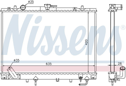 Nissens Radiator 68154