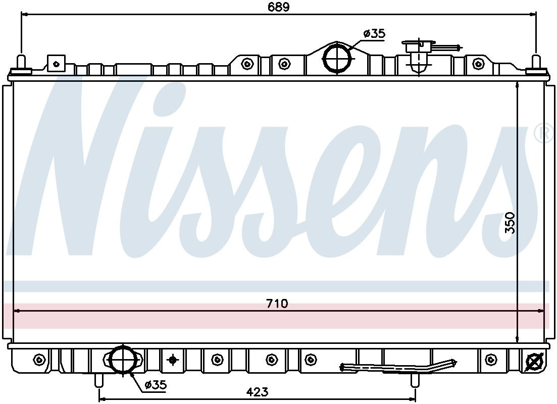 Nissens Radiator 68180