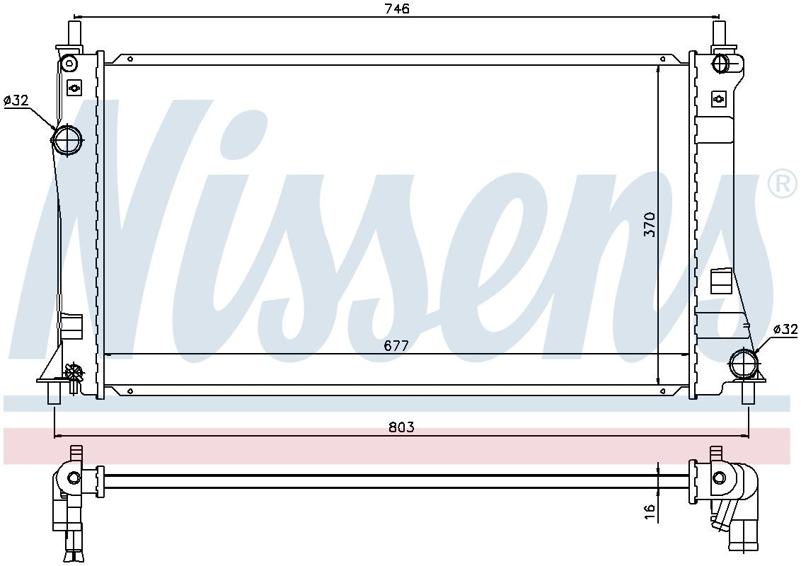 Nissens Radiator 68528