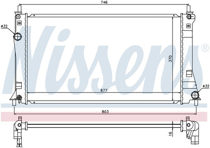 Nissens Radiator 68528