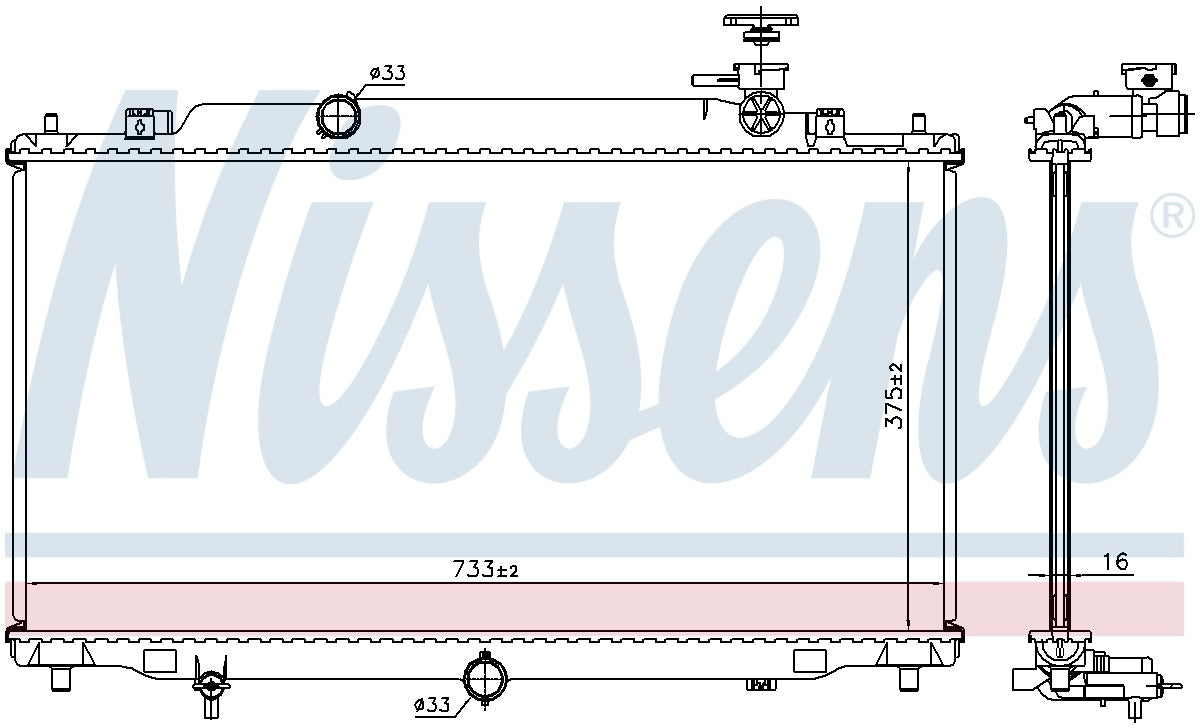 Nissens Radiator 68539