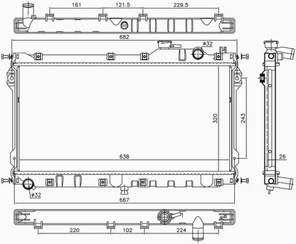 Nissens Radiator 68559