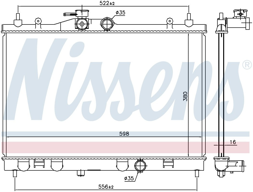 Nissens Radiator 68741