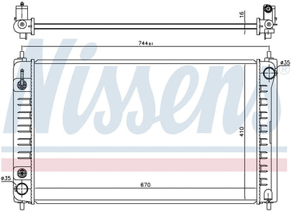 Nissens Radiator 68762