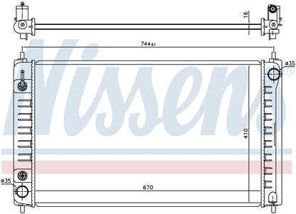 Nissens Radiator 68762