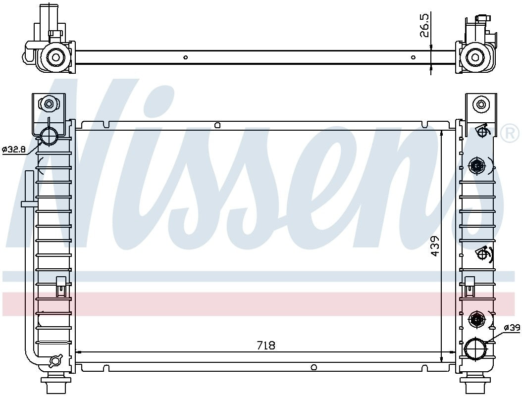 Nissens Radiator 69092