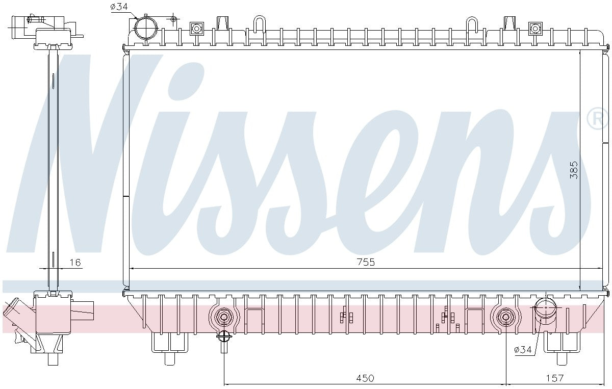 Nissens Radiator 69096