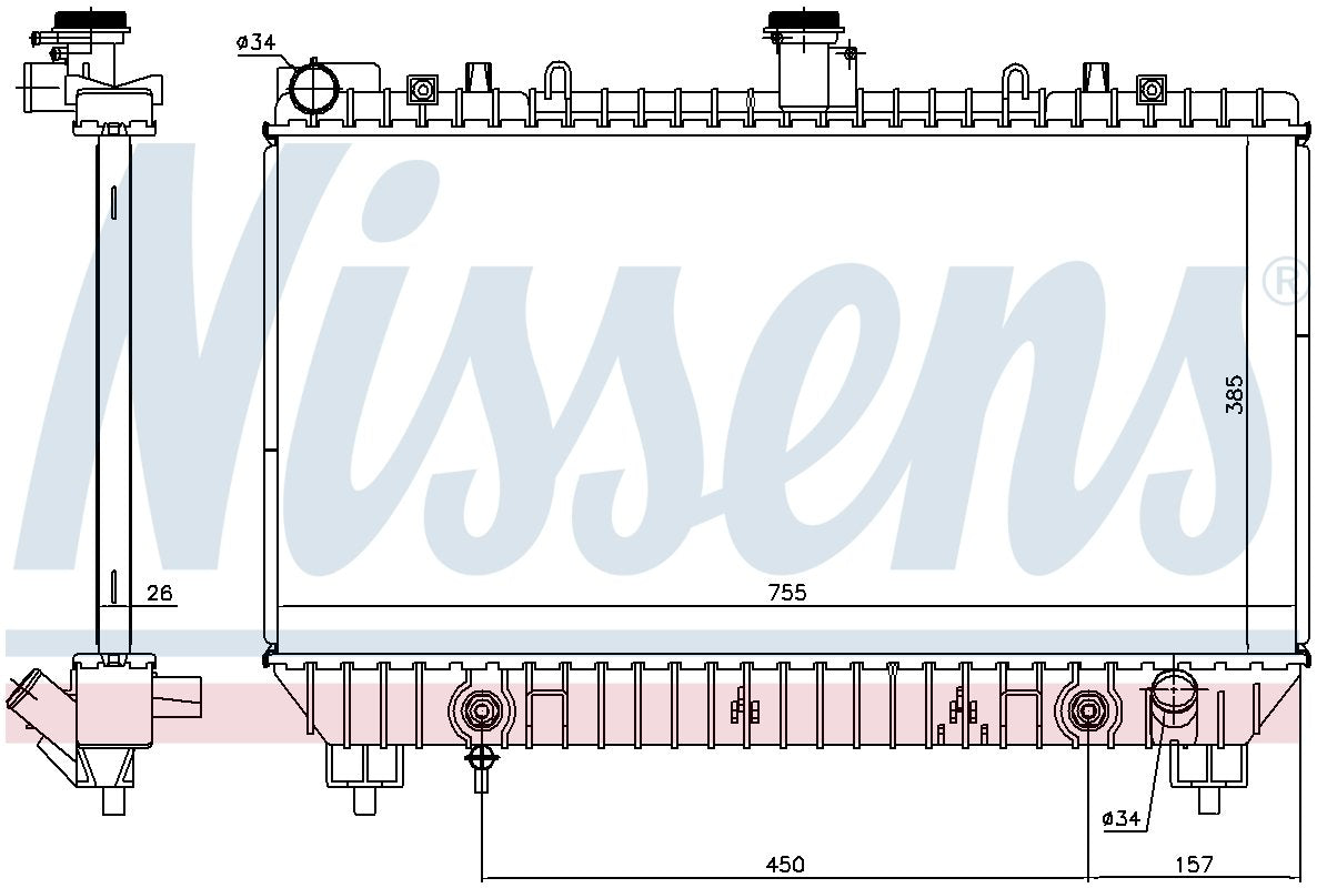 Nissens Radiator 69097