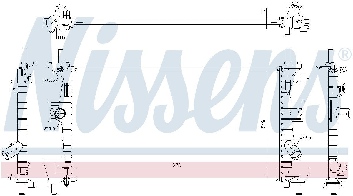 Nissens Radiator 69237
