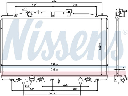 Nissens Radiator 69475
