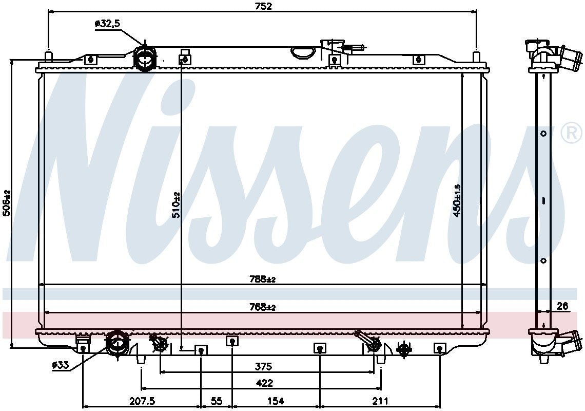 Nissens Radiator 69477