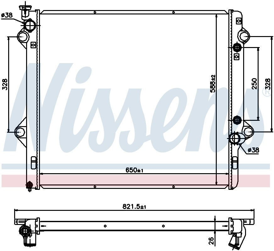 Nissens Radiator 69479