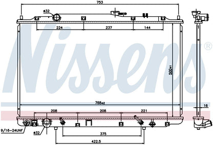 Nissens Radiator 69482