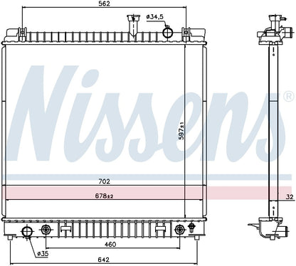 Nissens Radiator 69484