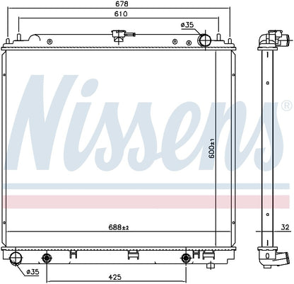 Nissens Radiator 69485