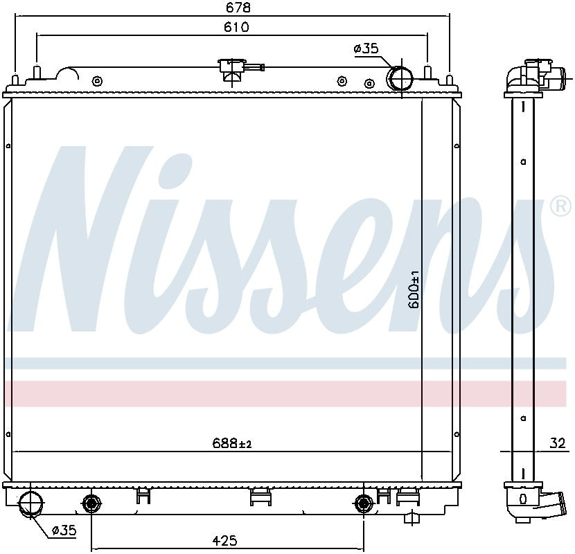 Nissens Radiator 69485