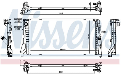 Nissens Radiator 69708