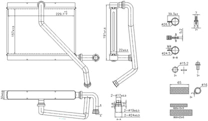 Nissens HVAC Heater Core 707289