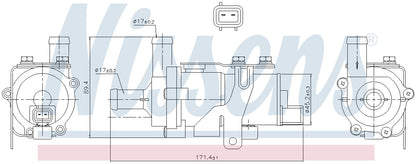 Nissens Engine Auxiliary Water Pump 831114
