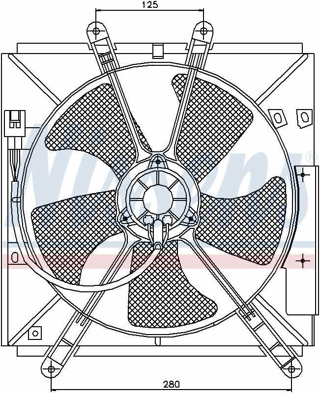 Nissens Engine Cooling Fan Assembly 85330