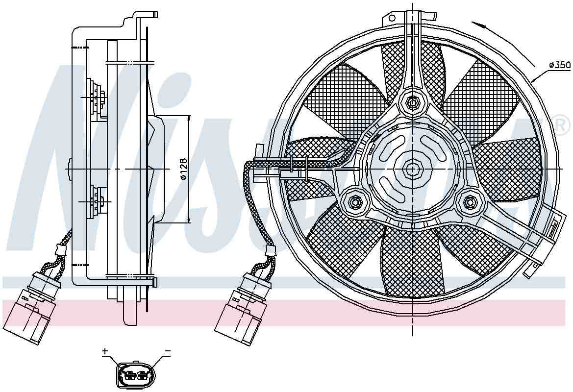 Nissens Engine Cooling Fan 85547