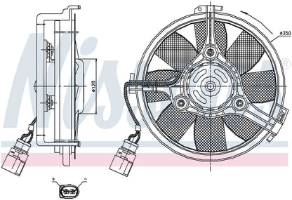Nissens Engine Cooling Fan 85547