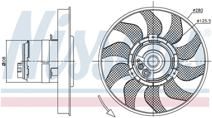 Nissens Engine Cooling Fan 85619