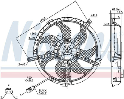 Nissens Engine Cooling Fan 85632