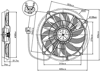 Nissens Engine Cooling Fan 85637