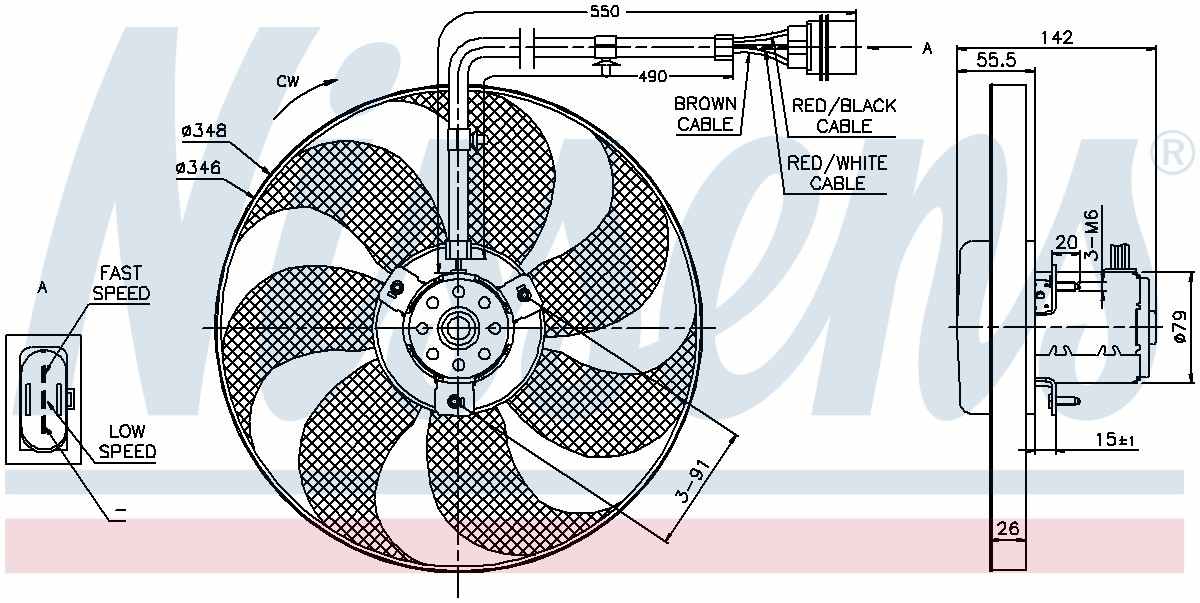 Nissens Engine Cooling Fan 85683